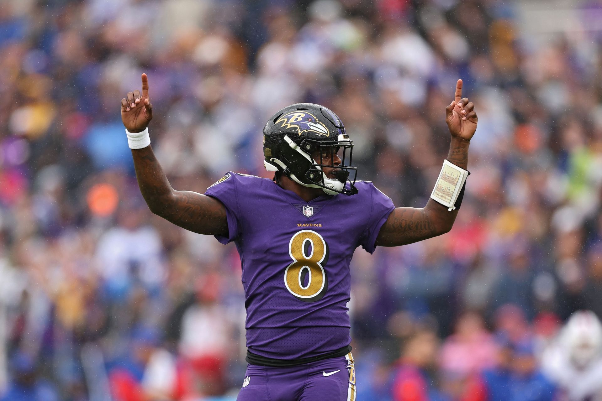 Baltimore Ravens - Most single season rush yards by a QB in NFL