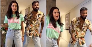 अपनी पत्नी नतासा स्टेनकोविच से डांस सीखते हुए नजर आए हार्दिक पांड्या, देखिए वीडियो