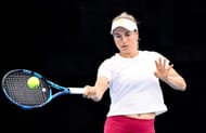 Putintseva practises ahead of the 2023 United Cup