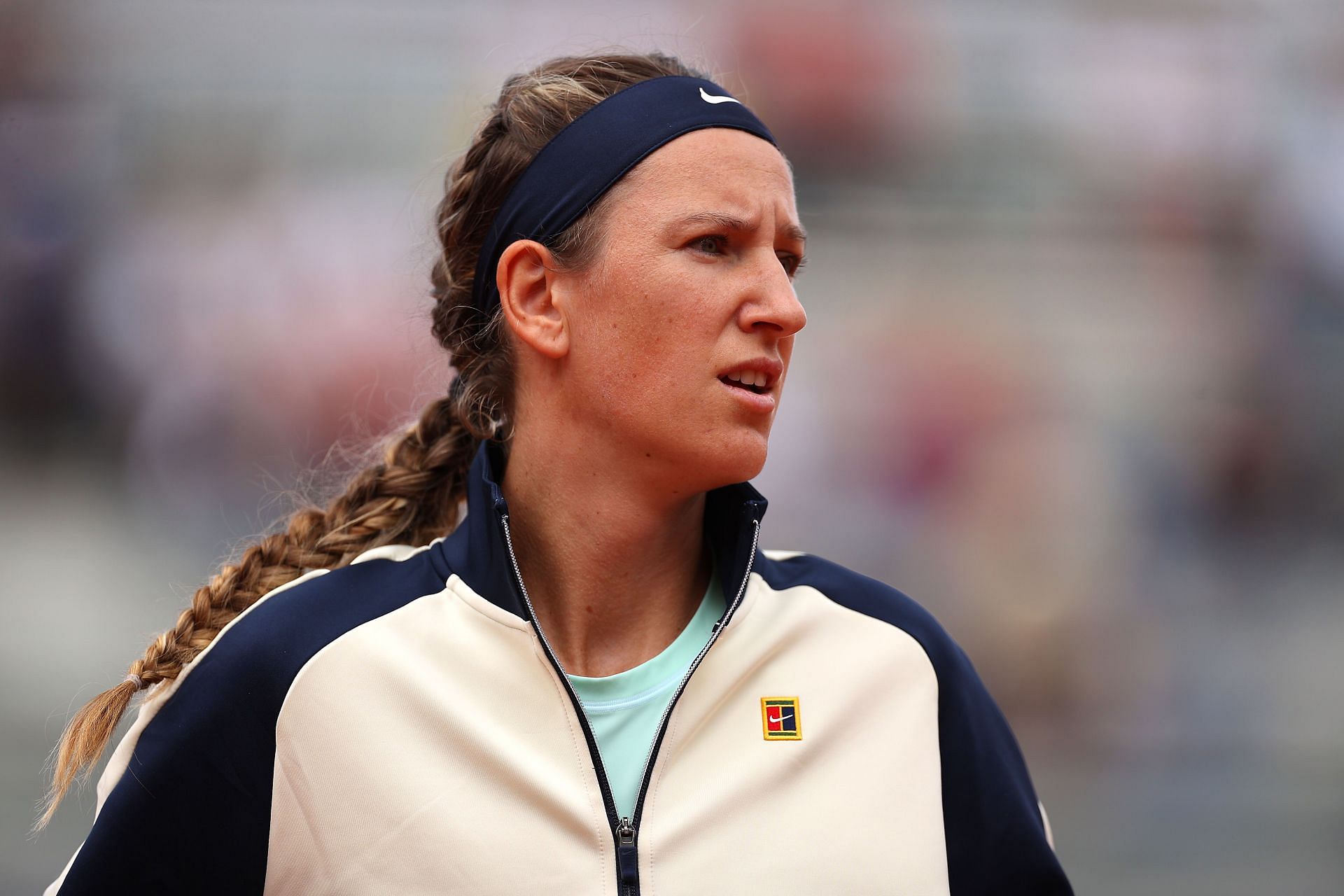 Victoria Azarenka at the 2022 French Open