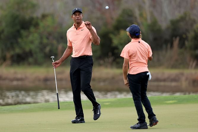 “I just want him to enjoy” - Tiger Woods and son Charlie in first interview together