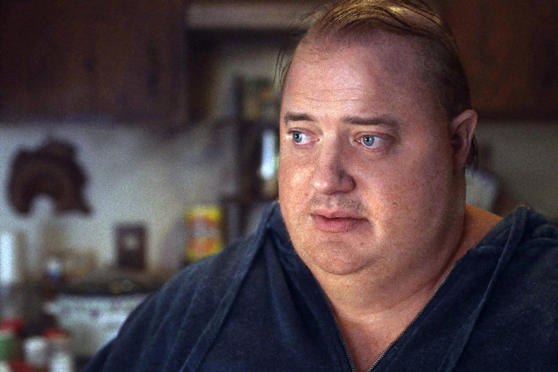 Brendan Fraser stars as Charlie in The Whale. (Photo via YouTube/A24)