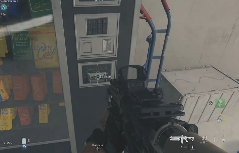 Interacting with the vending machine (Image via Activision)