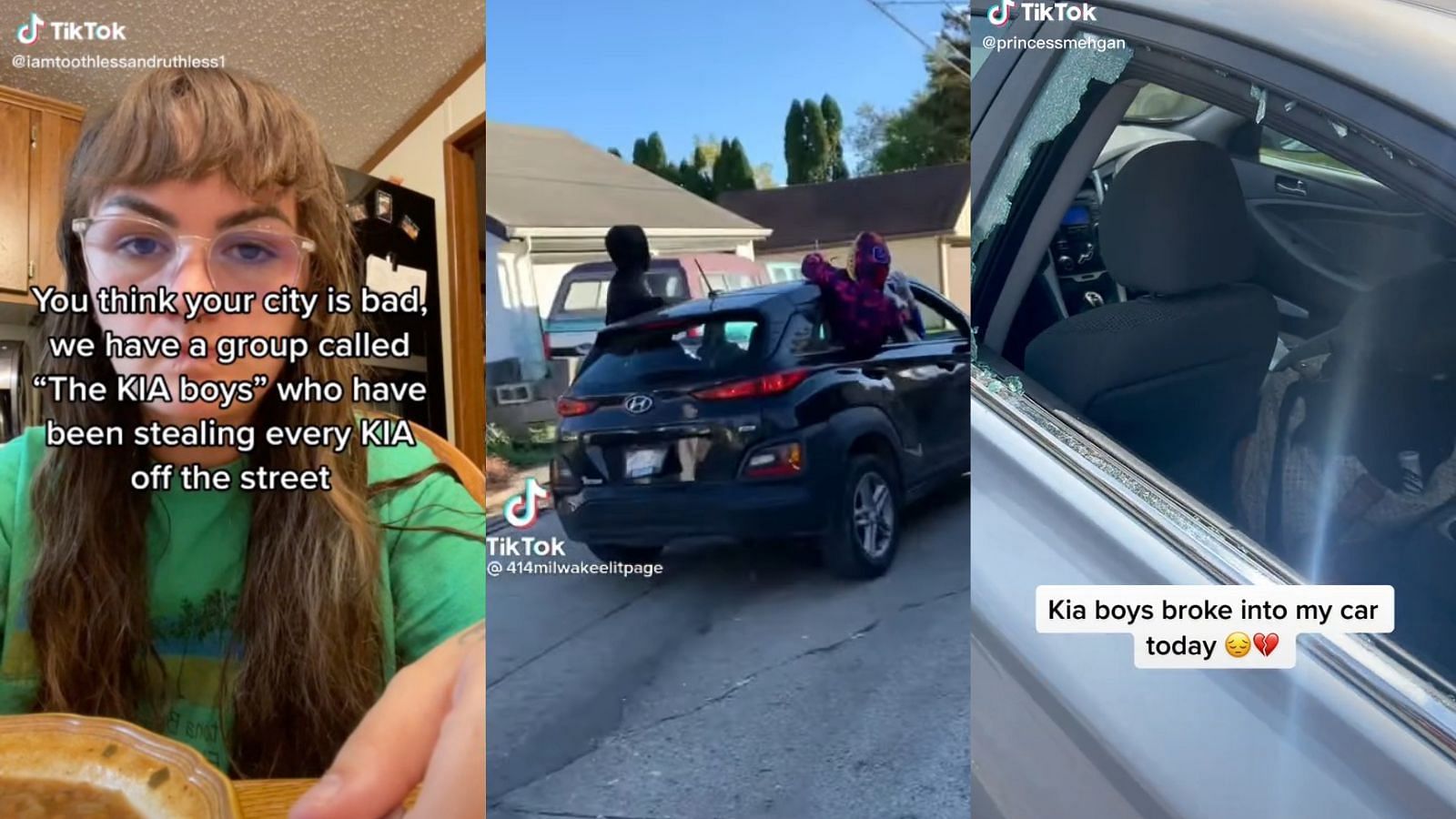What is the Kia Boys trend, and what is the Illinois police doing to save the citizens from getting their cars stolen? (Image via TikTok)