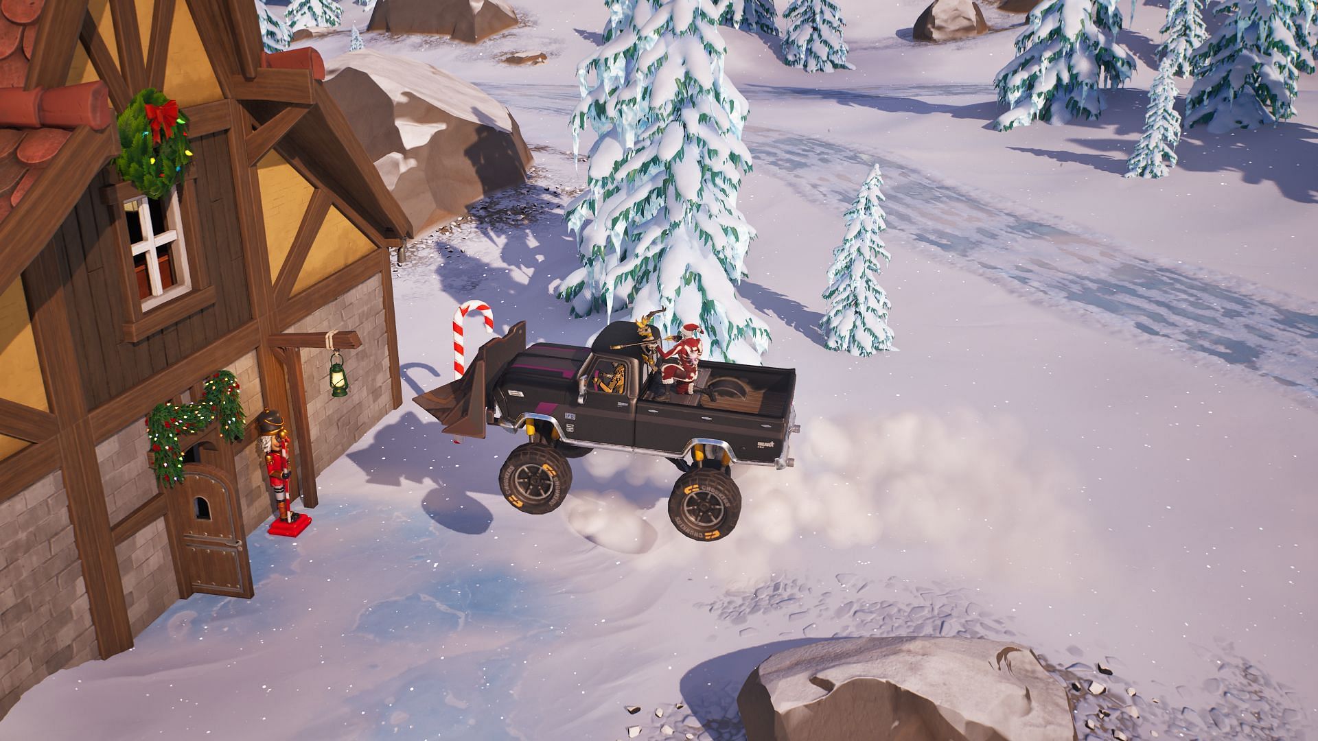 Keep an eye out for objects that give off a Christmassy vibe (Image via Epic Games/Fortnite)