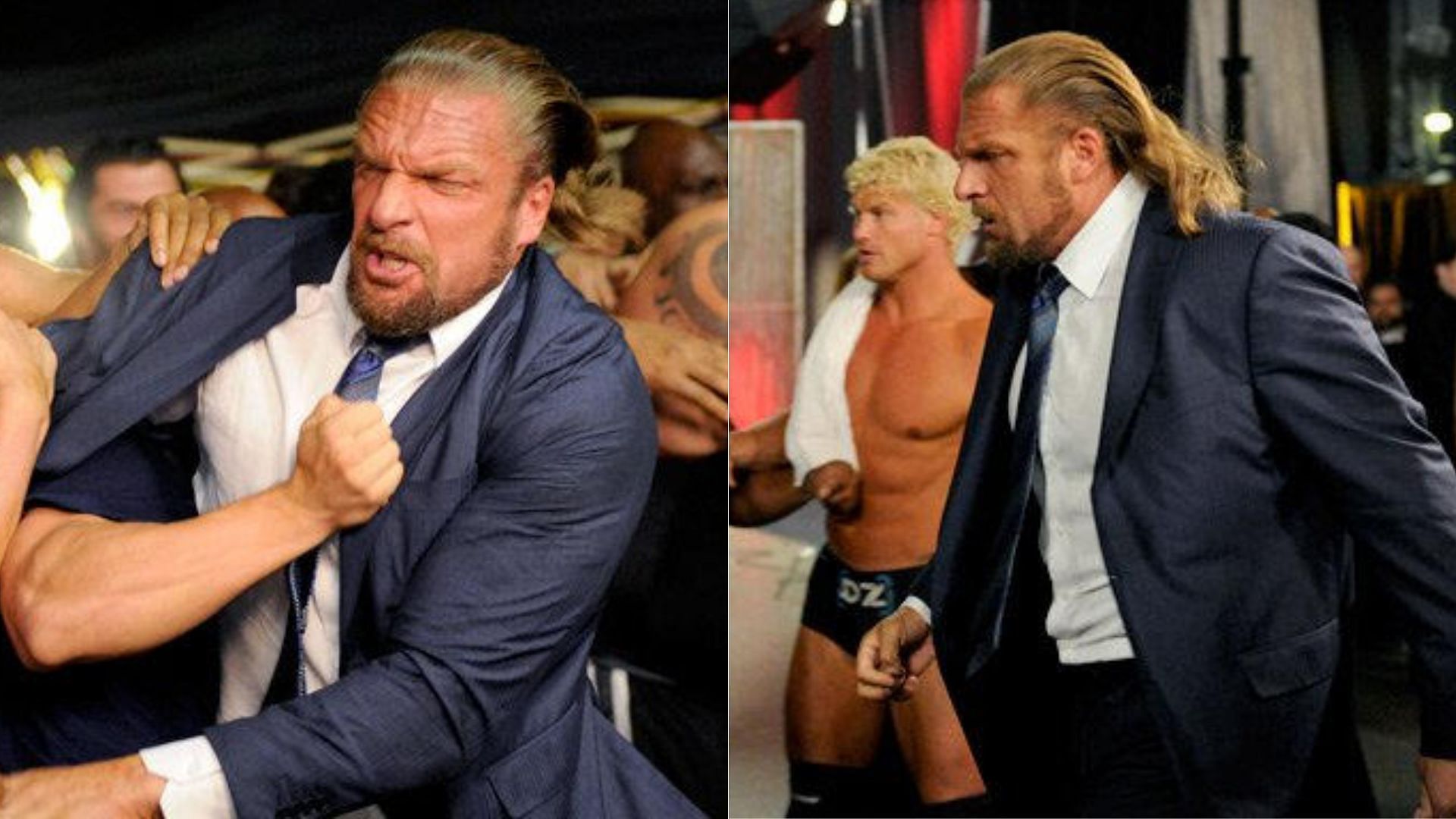 When Triple H fired two WWE Superstars on RAW after they sabotaged