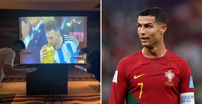 "SIIIIIIUUUUUUU" - Shubman Gill takes an indirect dig at Cristiano Ronaldo after Lionel Messi wins FIFA World Cup