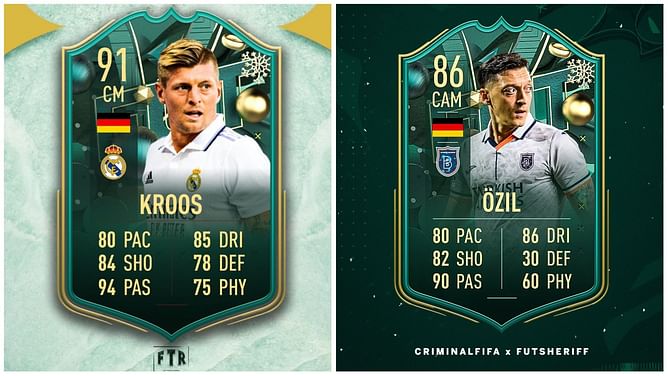FIFA 23 leaks reveal inclusion of Toni Kroos and Mesut Ozil in Winter Wildcards promo