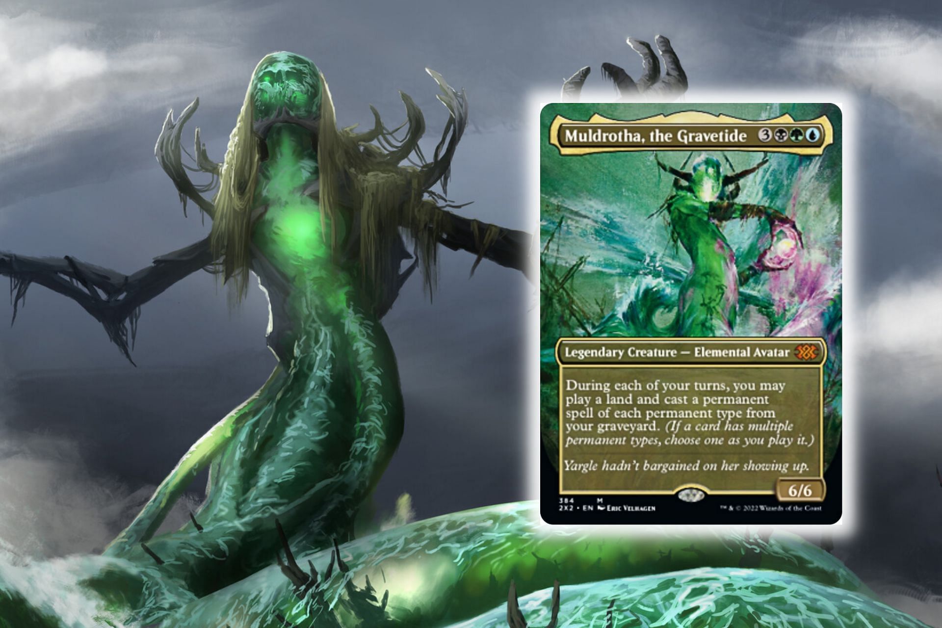 Muldrotha, the Gravetide in Magic: The Gathering (Image via Wizards of the Coast)