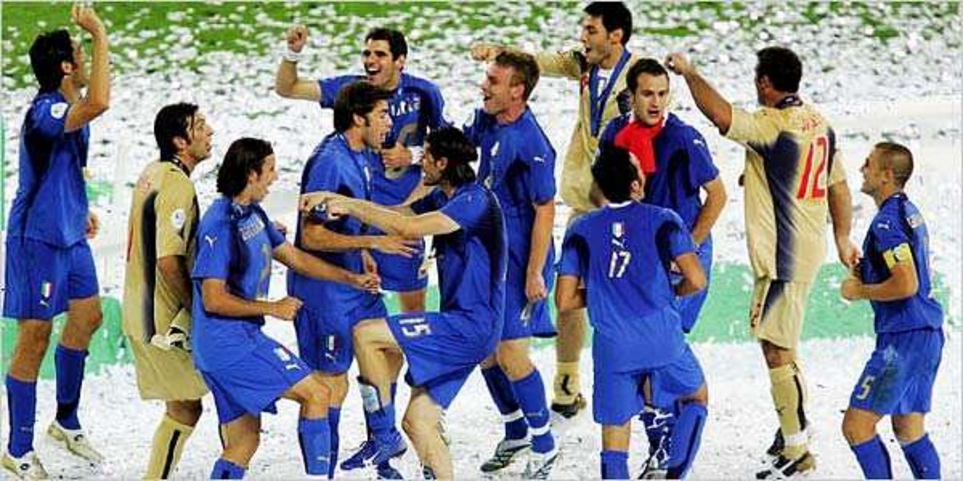 Alessandro Del Piero led fans in rome in a rendition of &#039;Seven Nation Army&#039; after they won the World Cup in 2006.