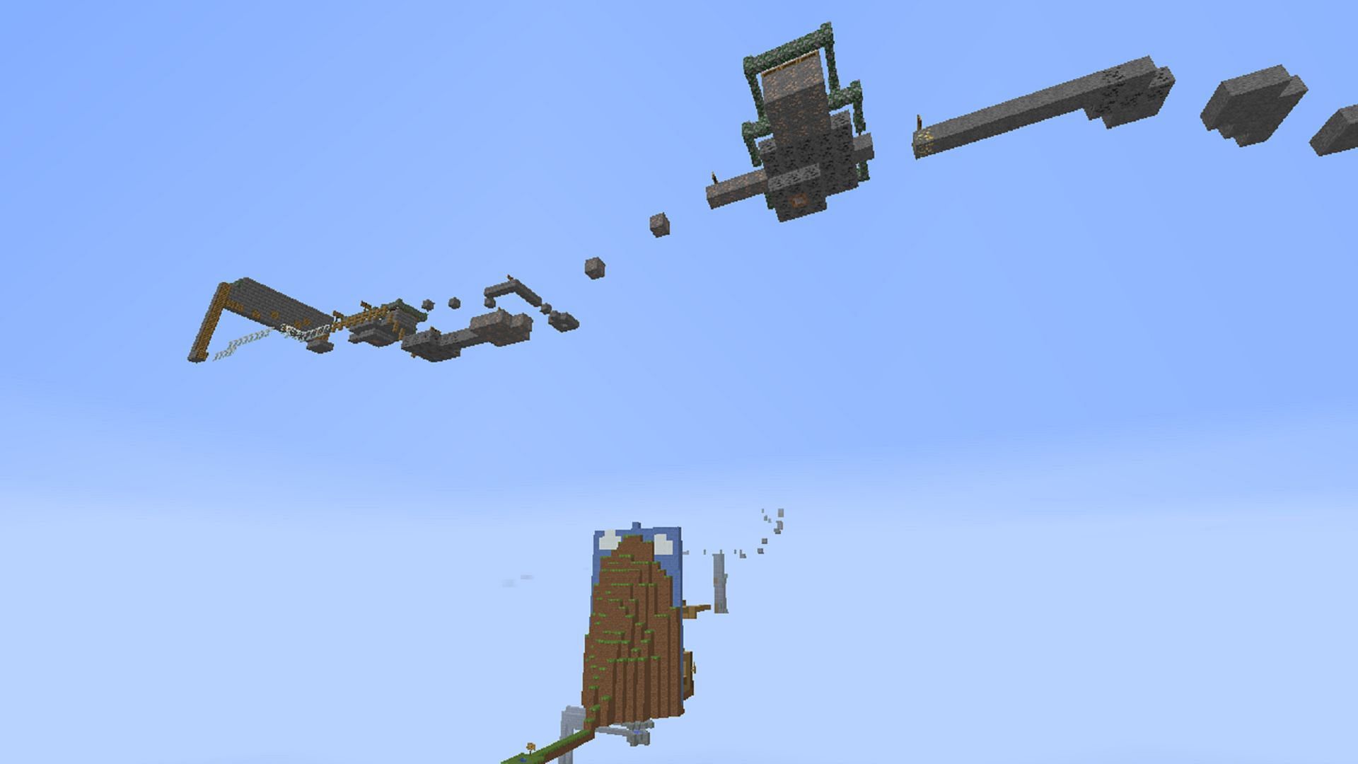 Parkour School is one of the best ways to sharpen your skills (Image via Gravityman300/Minecraft Maps)