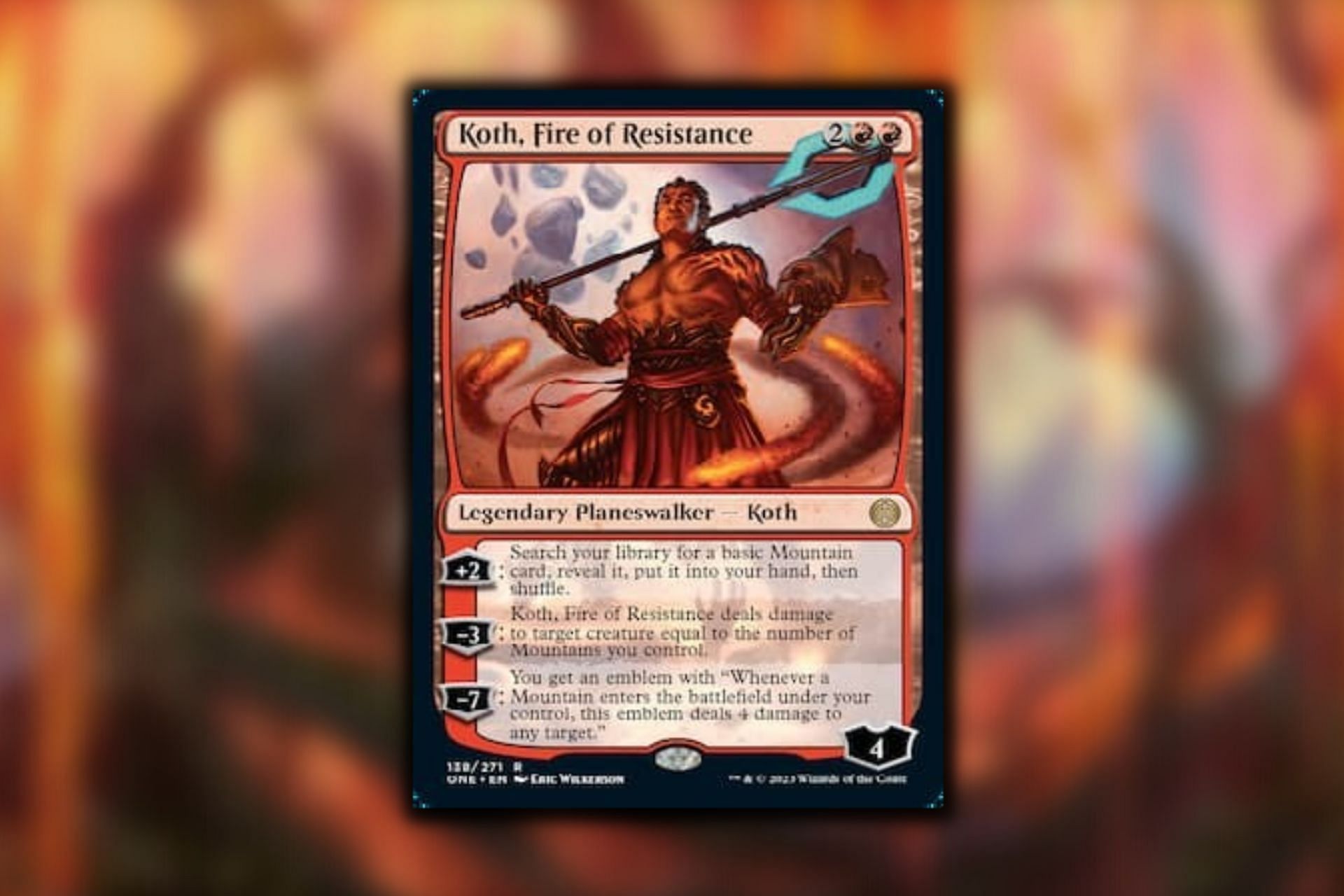 Koth, Fire of Resistance in Magic: The Gathering (Image via Wizards of the Coast)