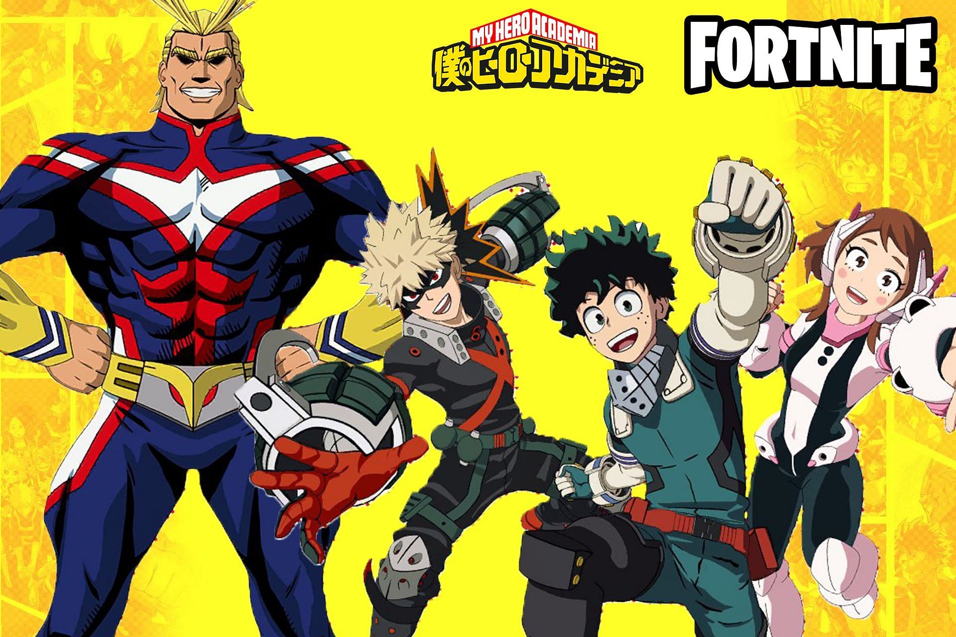 Leaks promise My Hero Academia collaboration in Fortnite Chapter 4