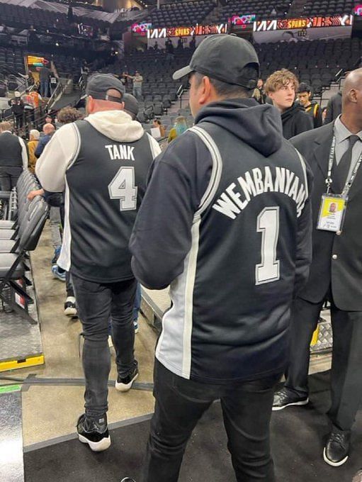 Spurs fans rocking Victor Wembanyama & 'Tank' jerseys had NBA fans chaffing  Spurs