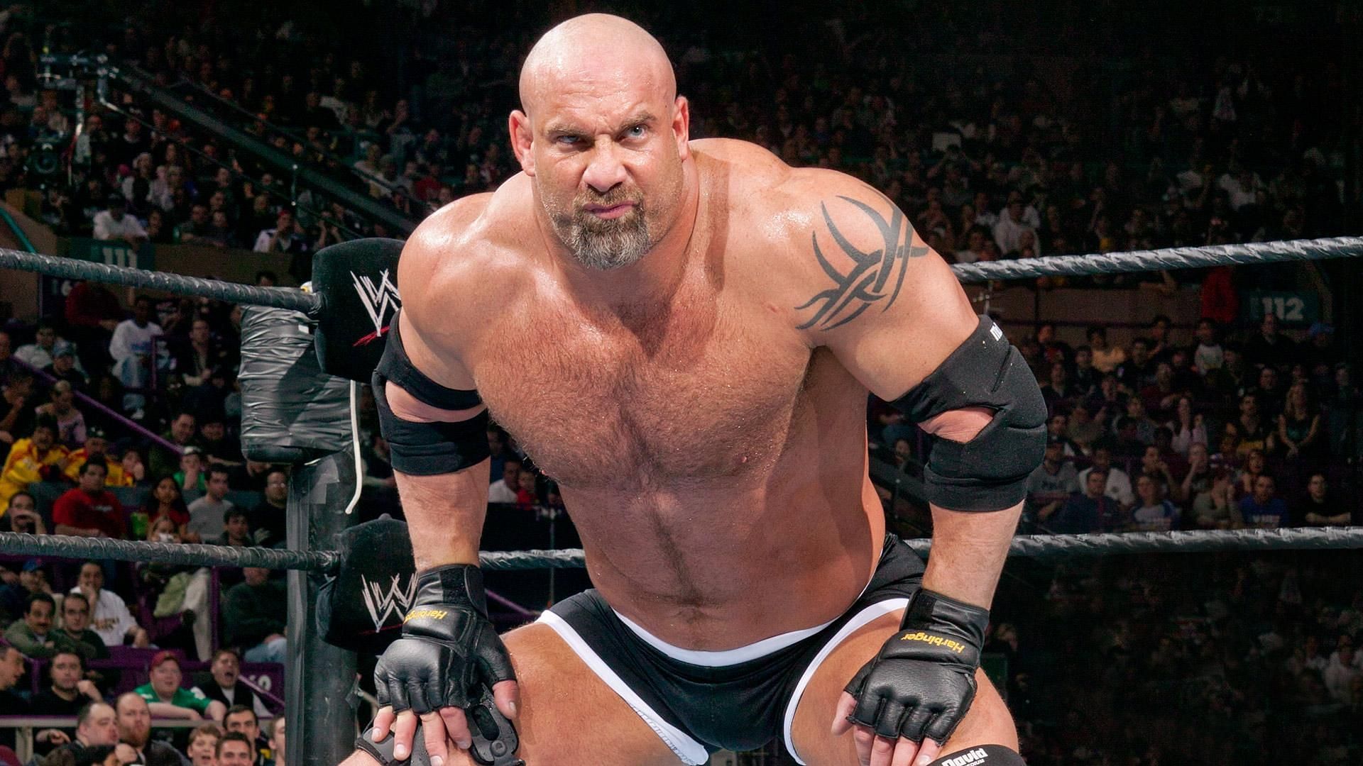 Goldberg last televised match was against Roman Reigns 