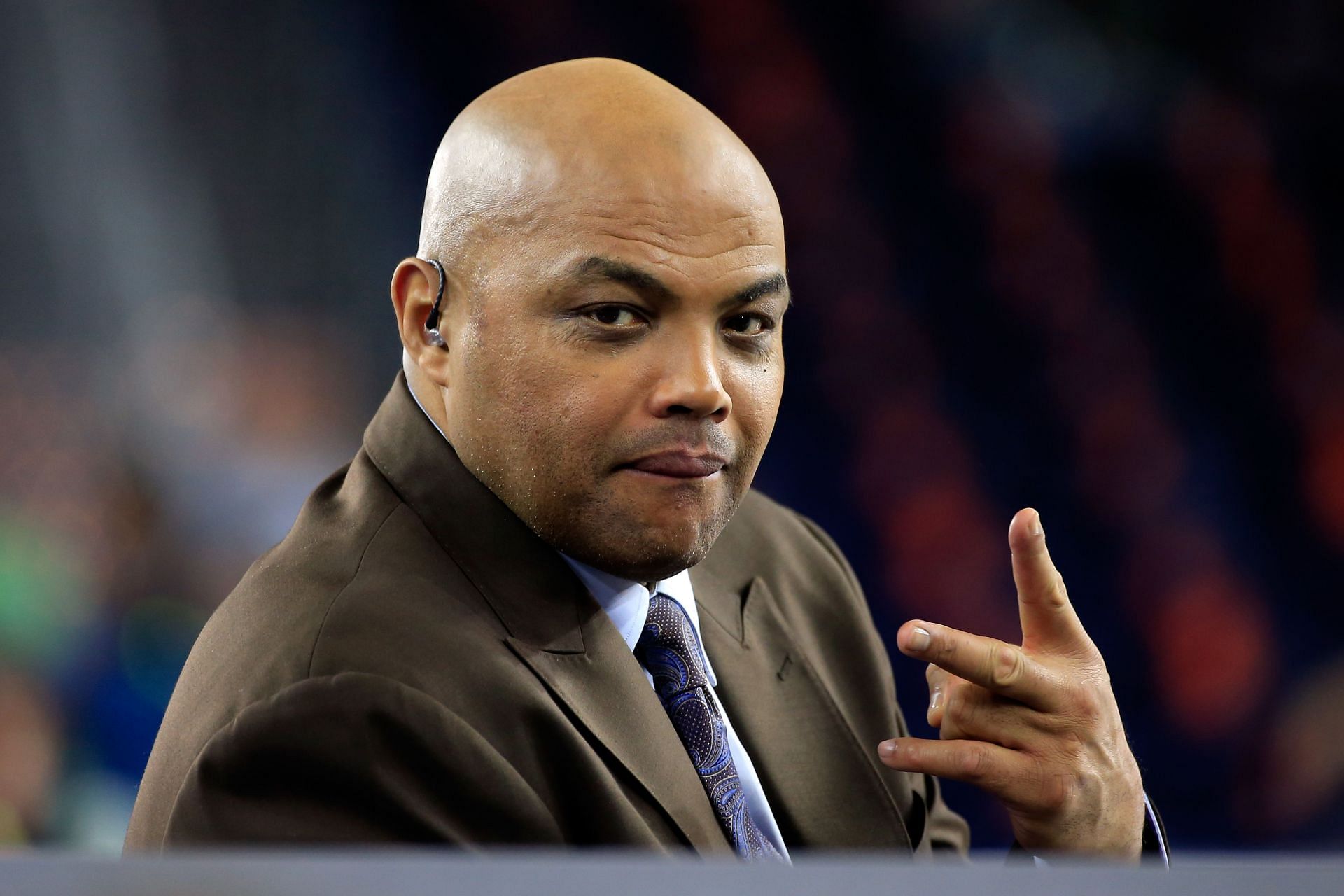 Charles Barkley at NCAA Men&#039;s Final Four national championship: Villanova vs. North Carolina