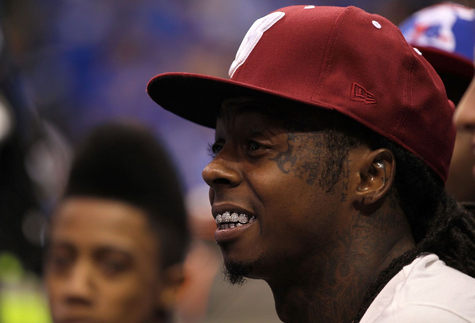 The popular rapper attended many NBA games (Image via Getty Images)