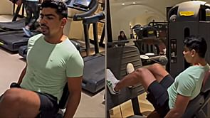 [Watch] 'Baazigar' Pawan Sehrawat starts working out again, 2 months after nasty knee injury in Pro Kabaddi 2022