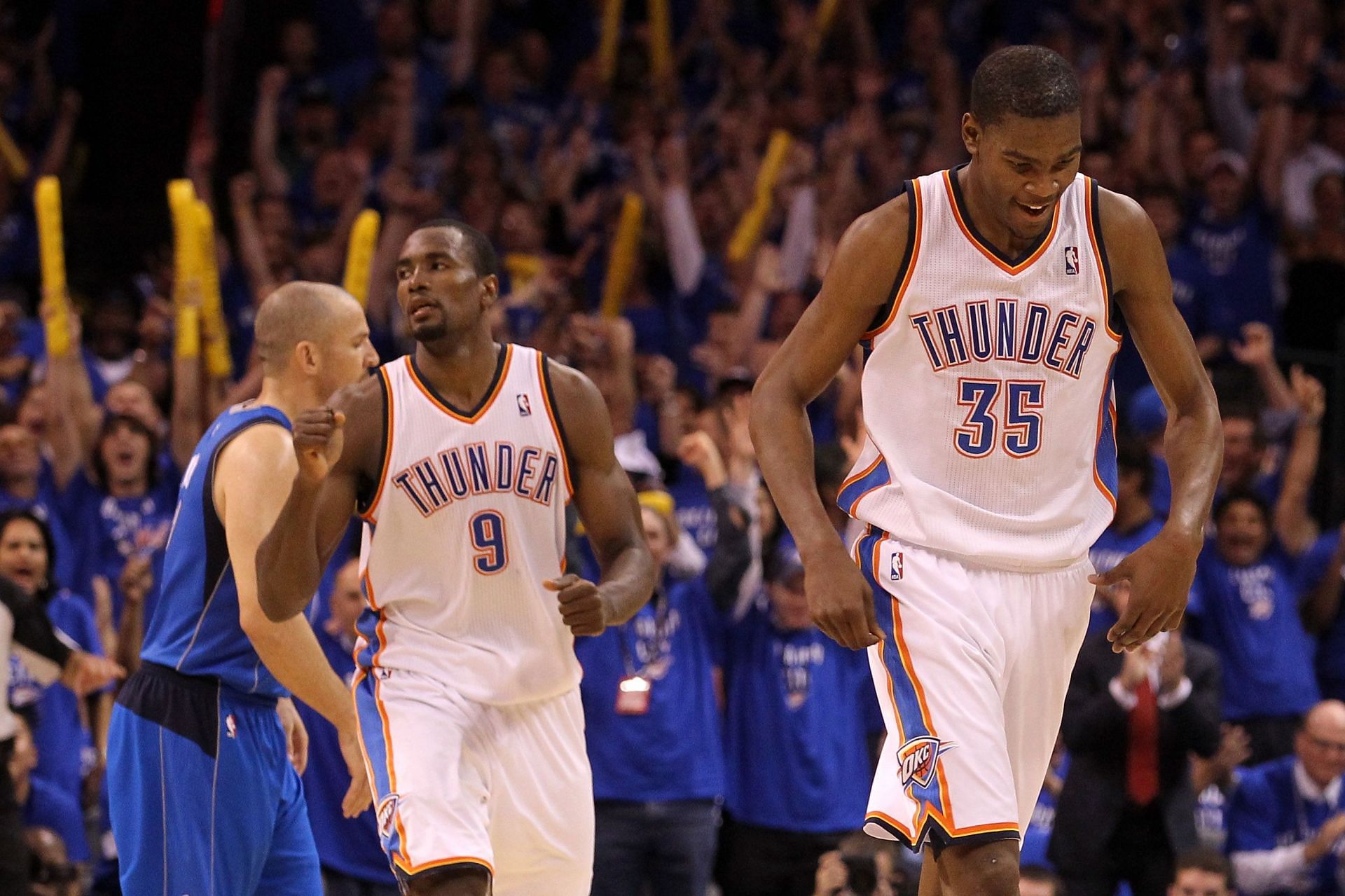 Ibaka and Durant played together for seven years