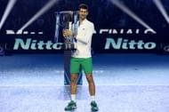 Novak Djokovic at the 2022 ATP Finals.