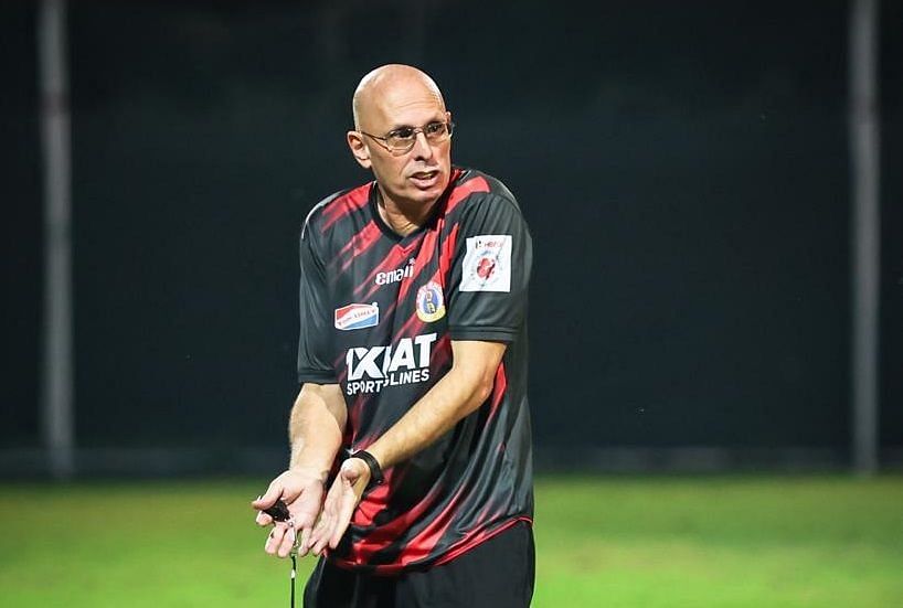 Stephen Constantine talked to the media ahead of East Bengal