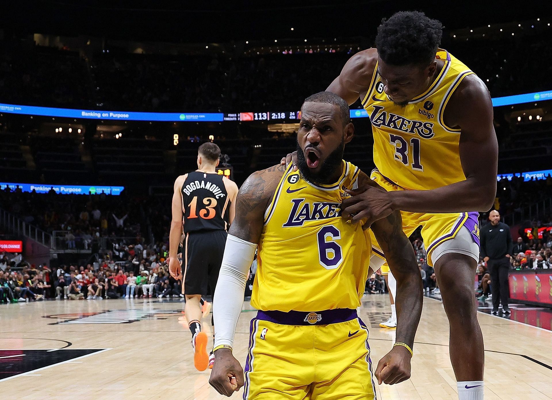 LeBron James of the LA Lakers.