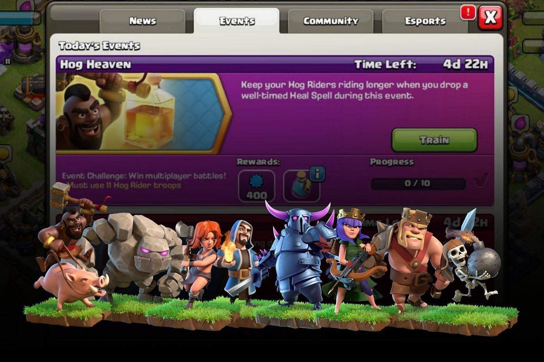 Best attacking strategies for Hog Heaven challenge in Clash of Clans (Image via Sportskeeda)