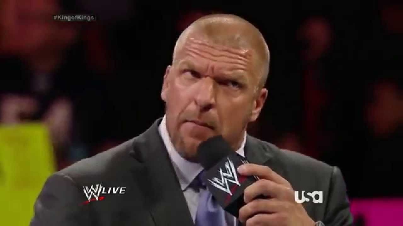 Triple H is the head booker in WWE