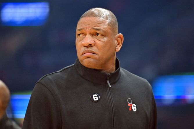 Where does Doc Rivers' age rank among the oldest head coaches in the NBA?