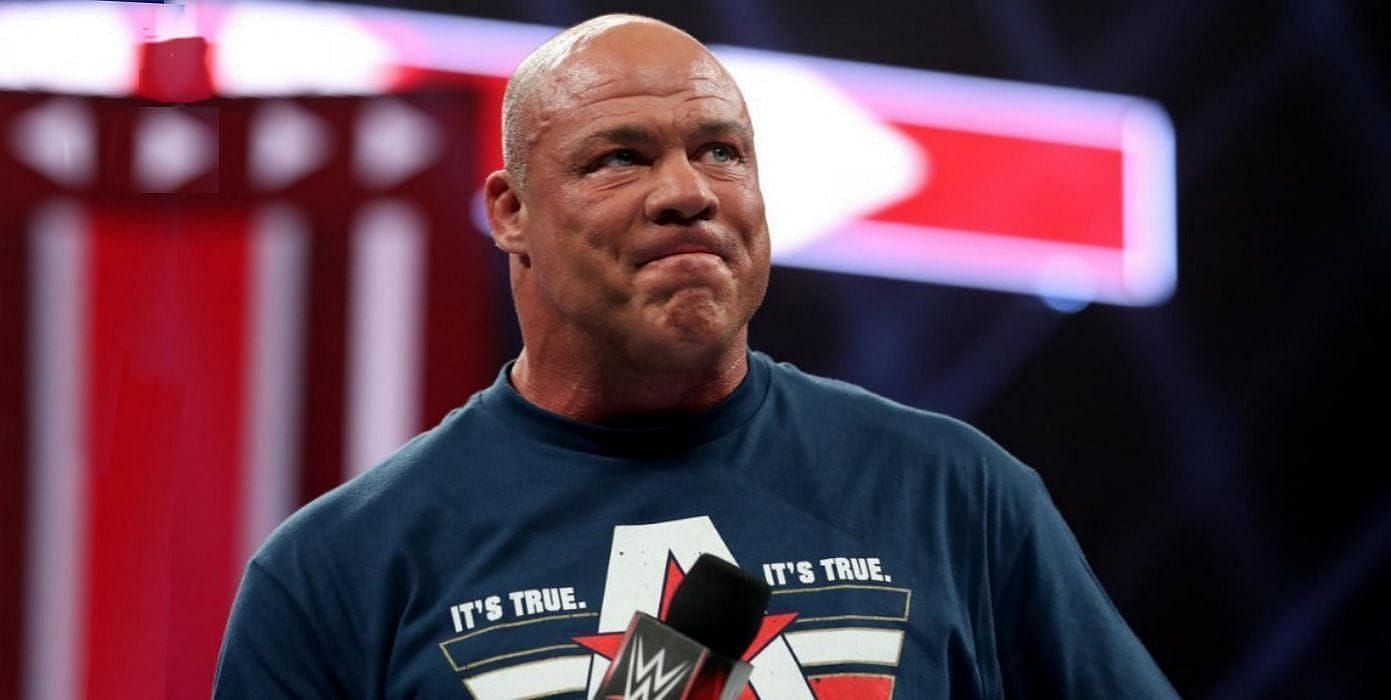 Kurt Angle retired from wrestling at WrestleMania 35 in 2019