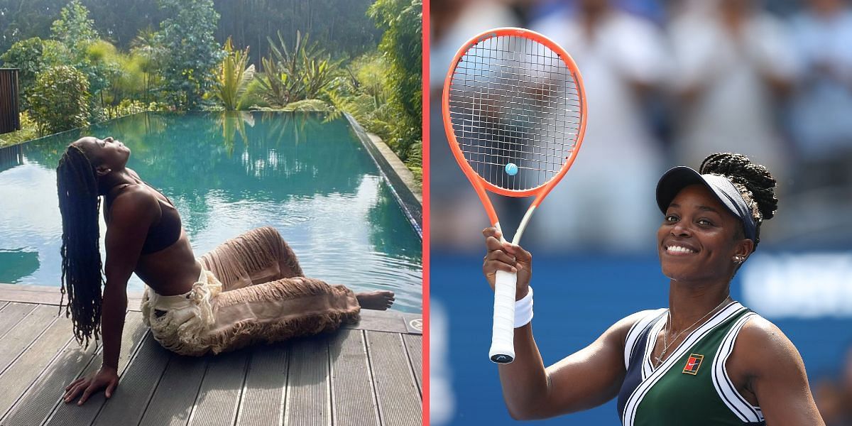 Sloane Stephens on vacation in South Africa (L)