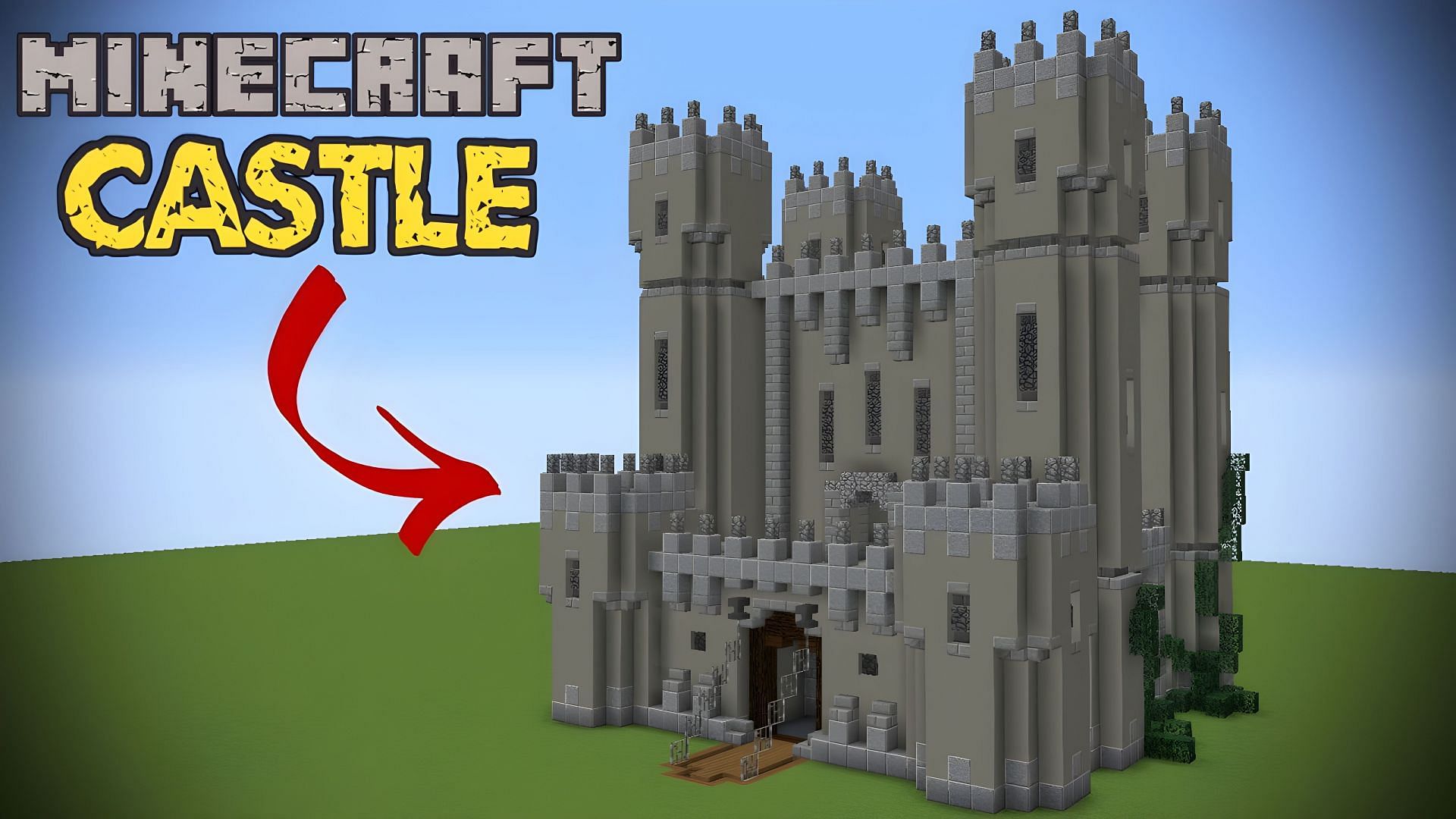 Minecraft: How to Build a Medieval Castle  Huge Medieval Castle Tutorial -  Part 1 