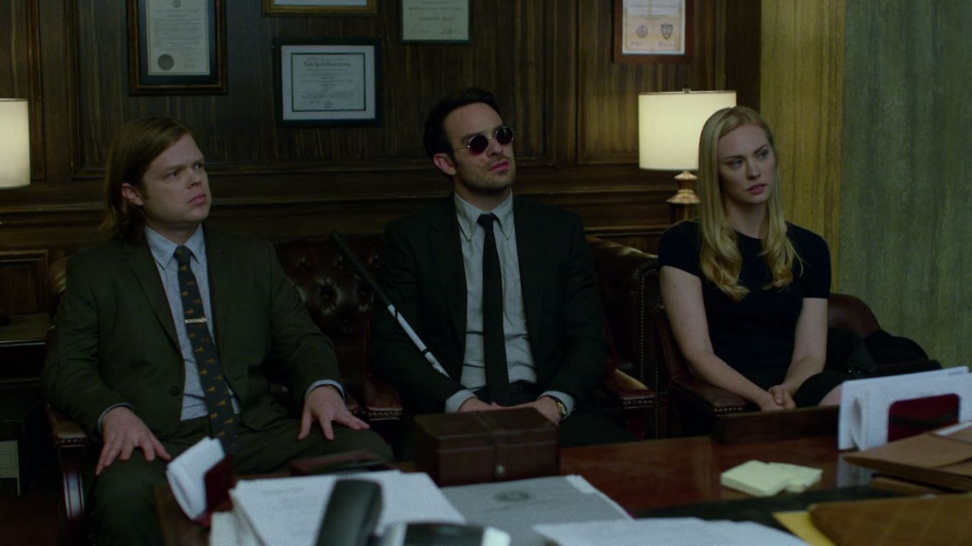 Matt Murdock, Foggy Nelson, and Karen Paige in Netflix&#039;s Daredevil (Image via Netflix)