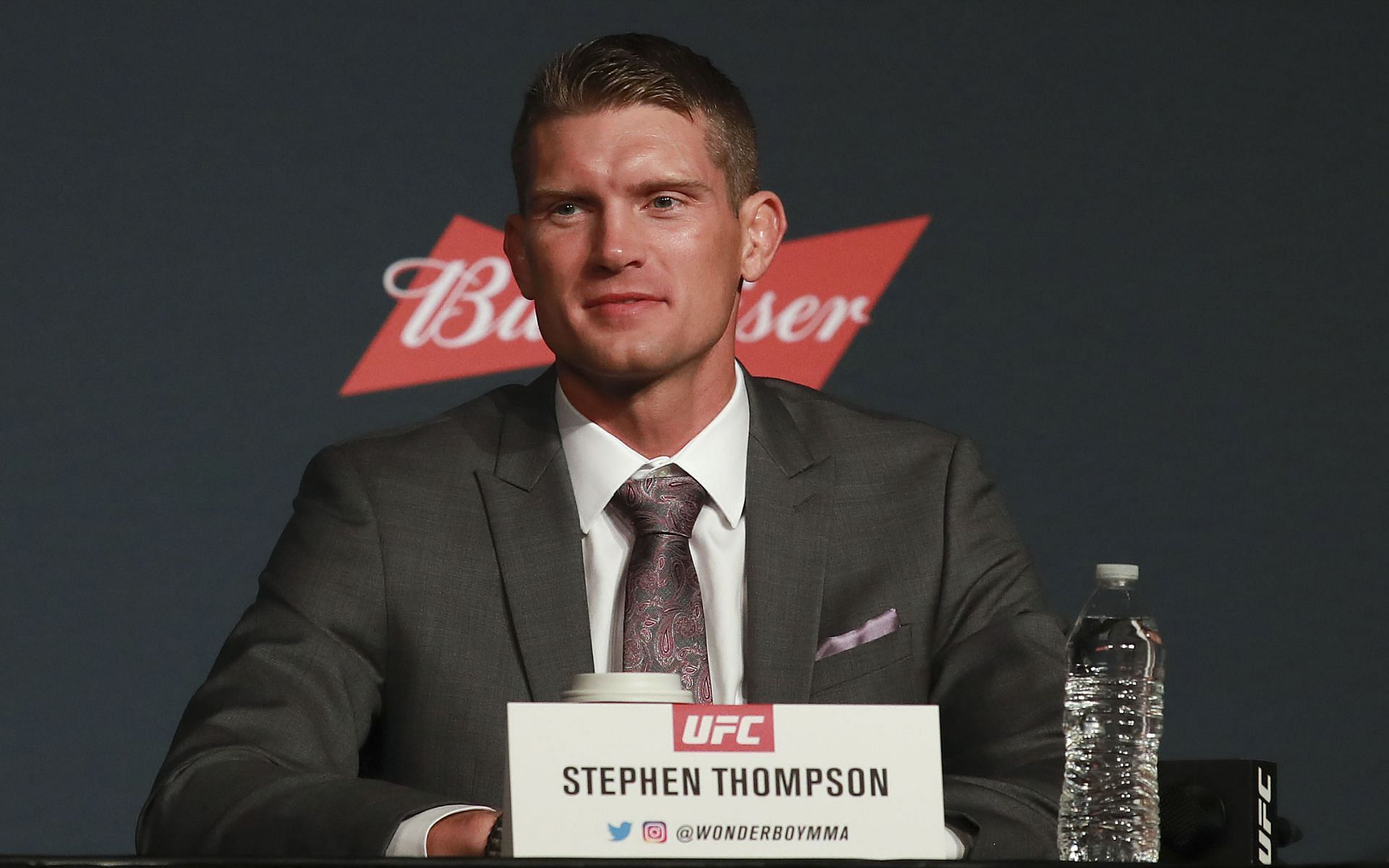 Stephen Thompson at the UFC 205 press conference