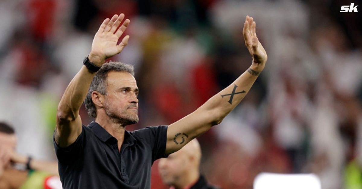 Spain manager Luis Enrique reacted to Morocco star after FIFA World Cup defeat