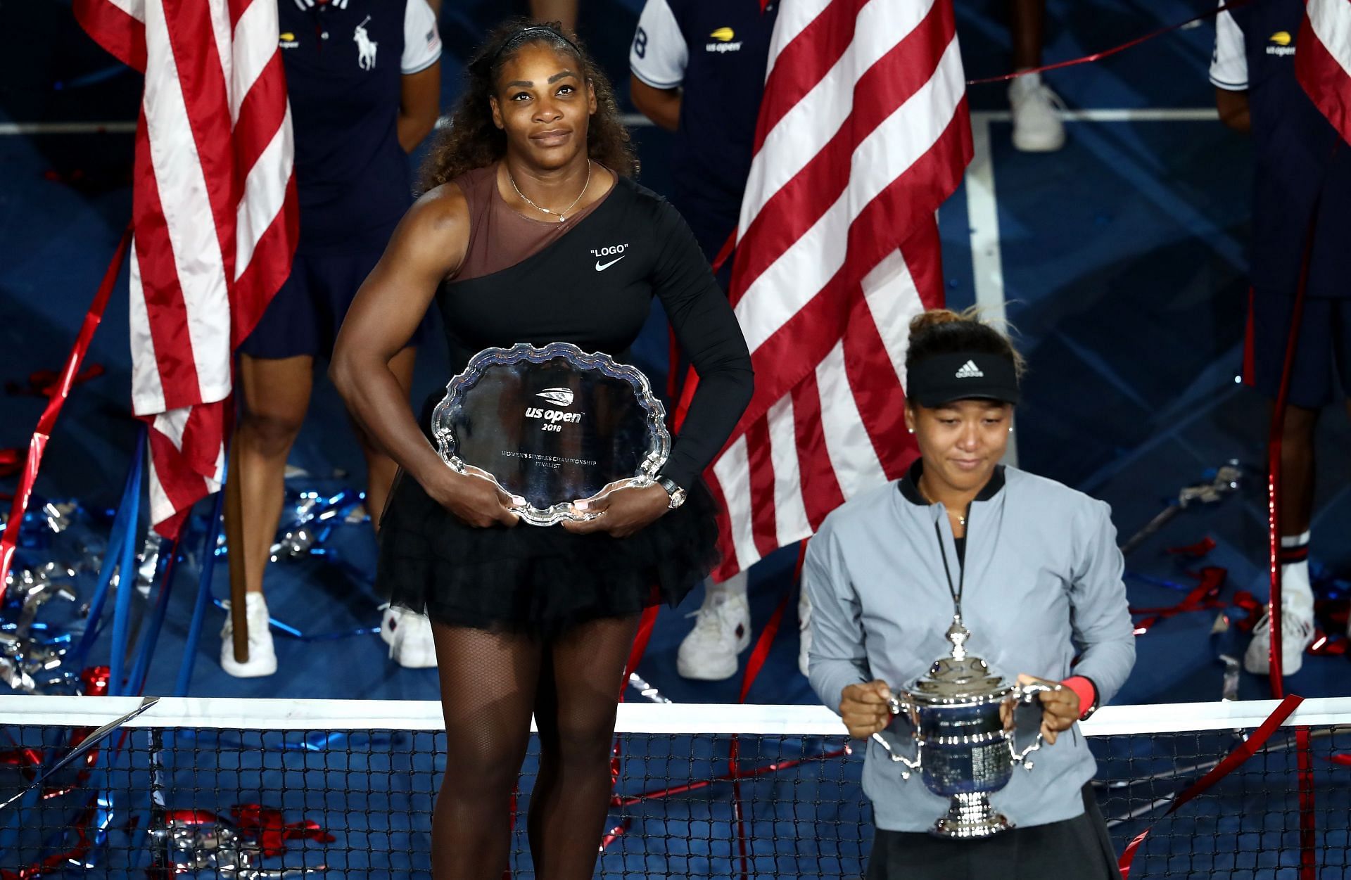 Serena Williams and Naomi Osaka after the 2018 US Open final