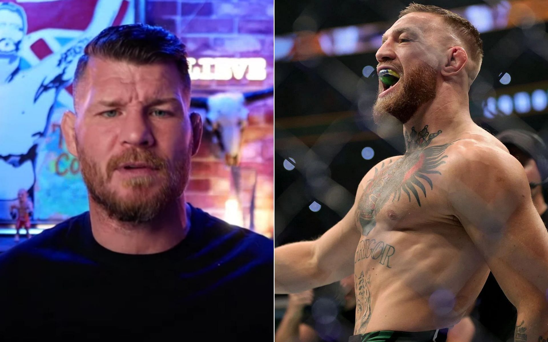 (L) Michael Bisping, and Conor McGregor (R) (Photo credit: Michael Bisping - YouTube)