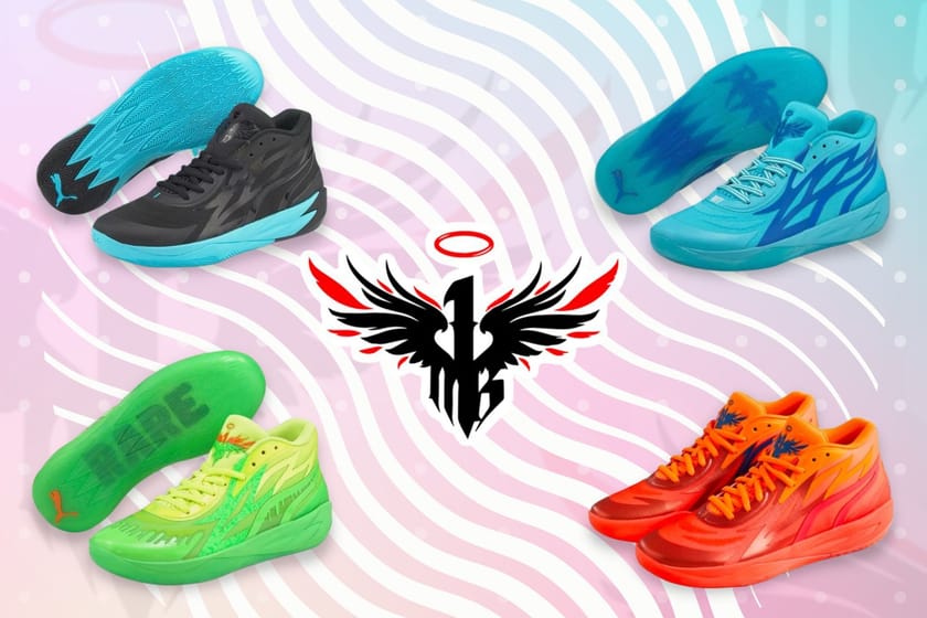 LaMelo Ball 4 popular LaMelo Ball x Puma MB.02 colorways of 2022