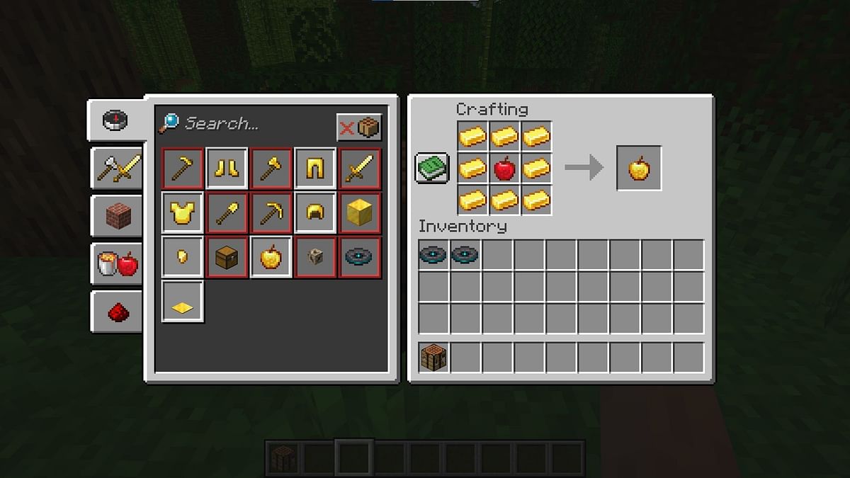 How to make and use golden apple in Minecraft