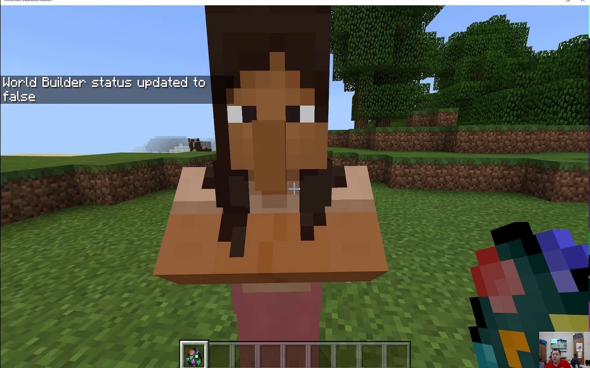 Players can use NPCs for a wide variety of learning in Minecraft Education Edition (Image via YouTube/WAMS Game Design)