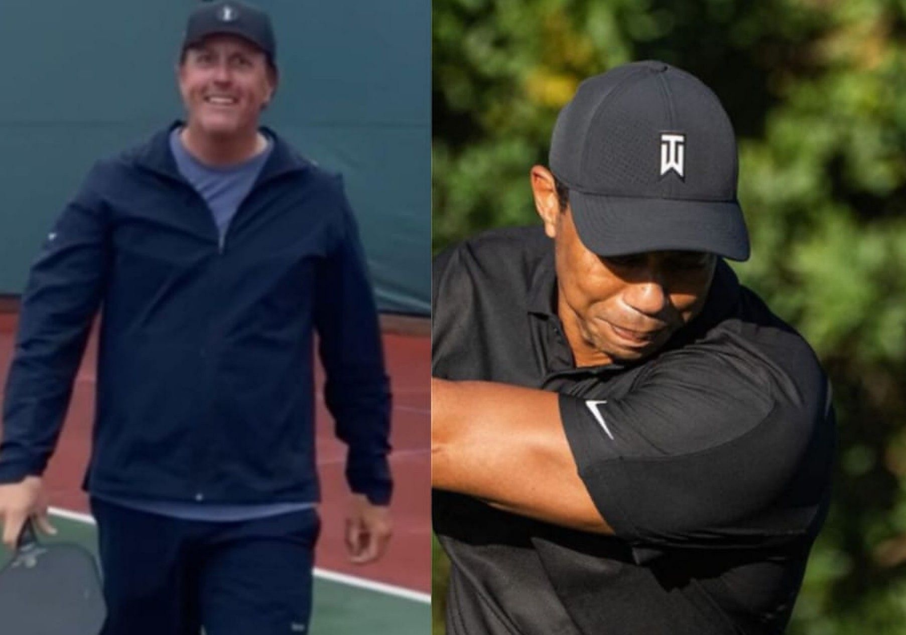 Tiger Woods and Phil Mickelson (Image via Instagram)