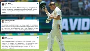 "He's lucky he's still playing!" - Fans give mixed reactions to David Warner's controversial withdrawal of application to lift captaincy ban