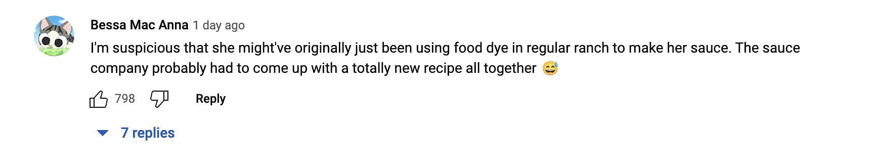 Social media users suspicious if Chef Pii used huge amounts of food coloring in her previous batches to make Pink Sauce &quot;pink.&quot; (Image via Instagram)