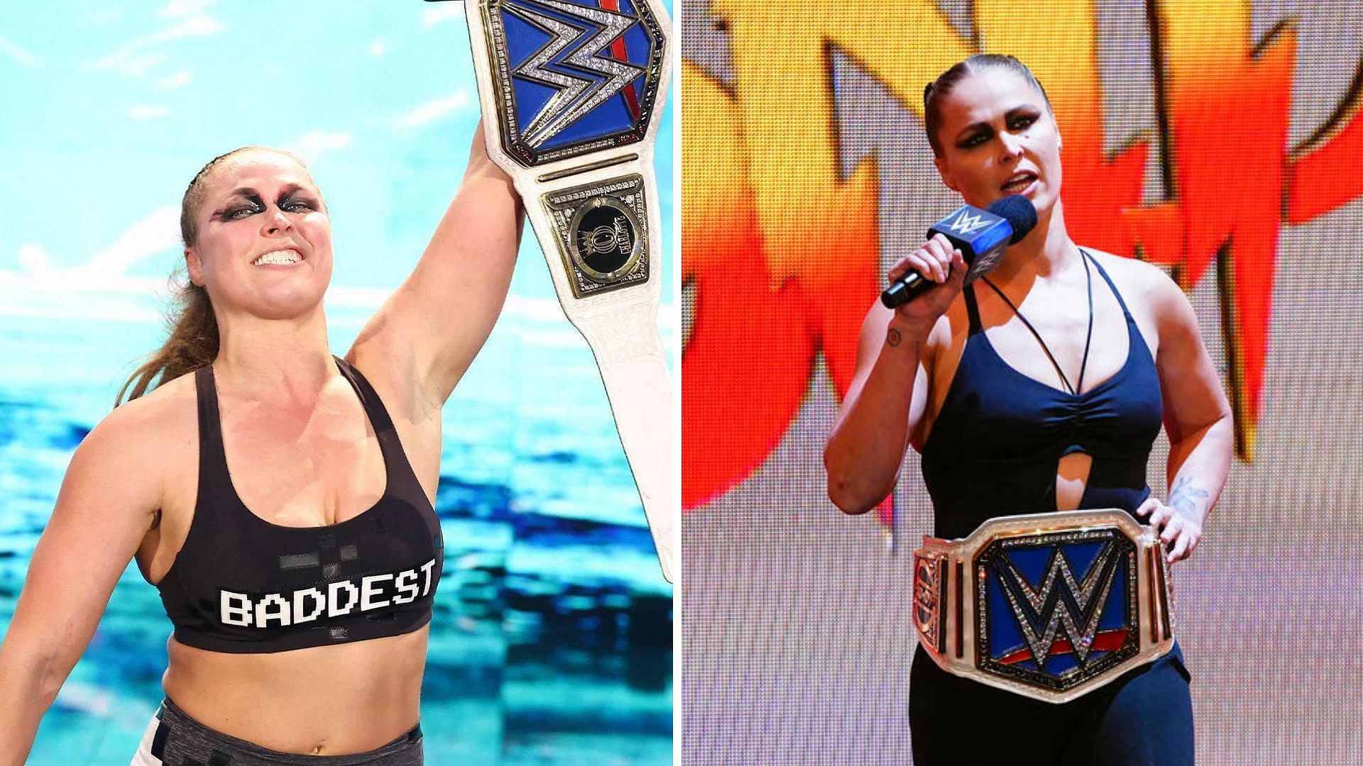 Ronda Rousey is currently the SmackDown Women
