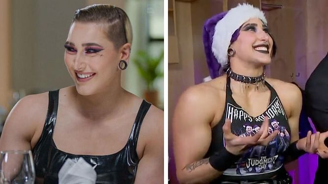 [Photo] Rhea Ripley hilariously stalks WWE Superstar on a plane
