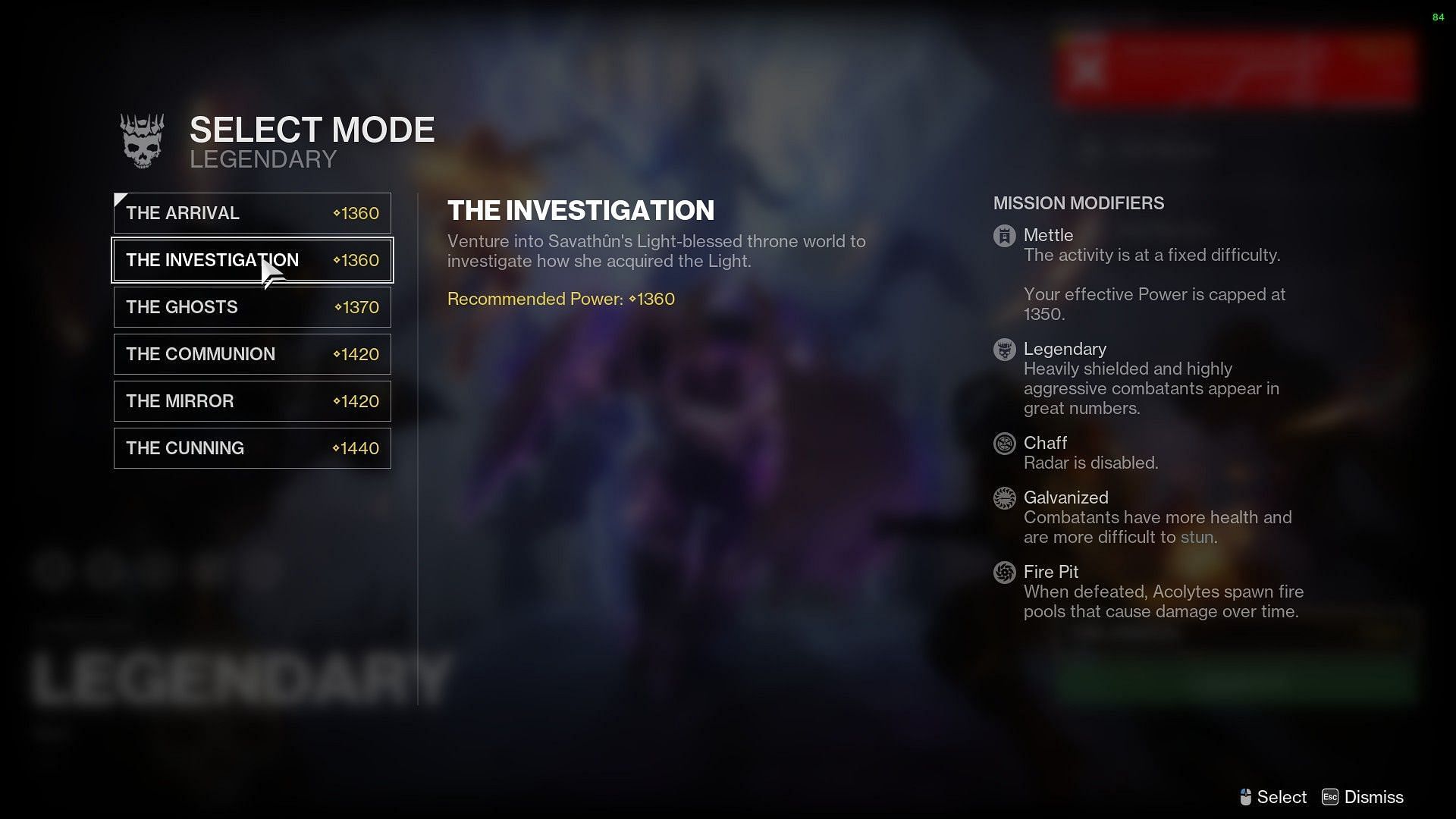 The Witch Queen Investigation mission (Image via Destiny 2)