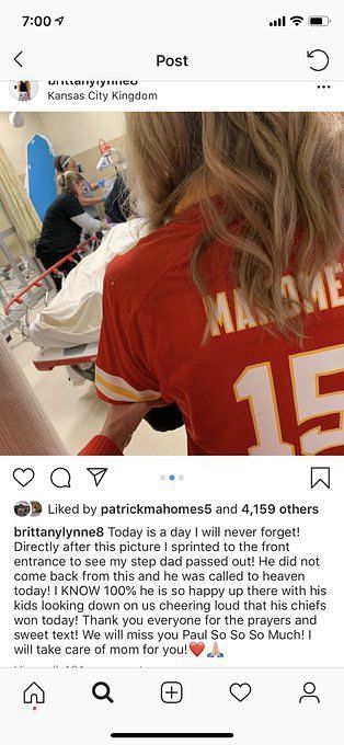 TMZ Refutes Report Patrick Mahomes Asked Fiancee Not To Skip Games