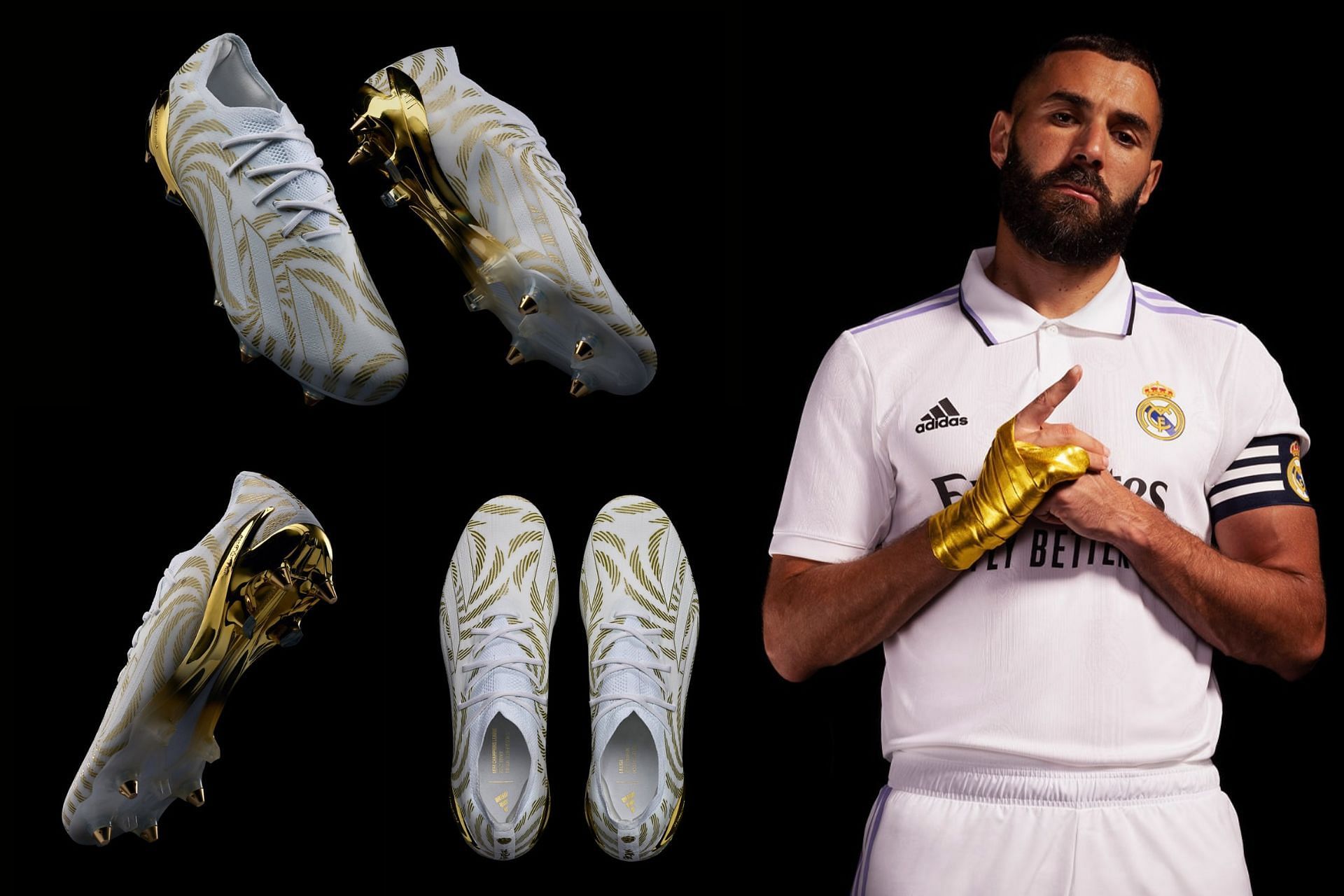 Karim Benzema Ballon d&rsquo;Or X Speedportal Boots (Image via Sportskeeda)