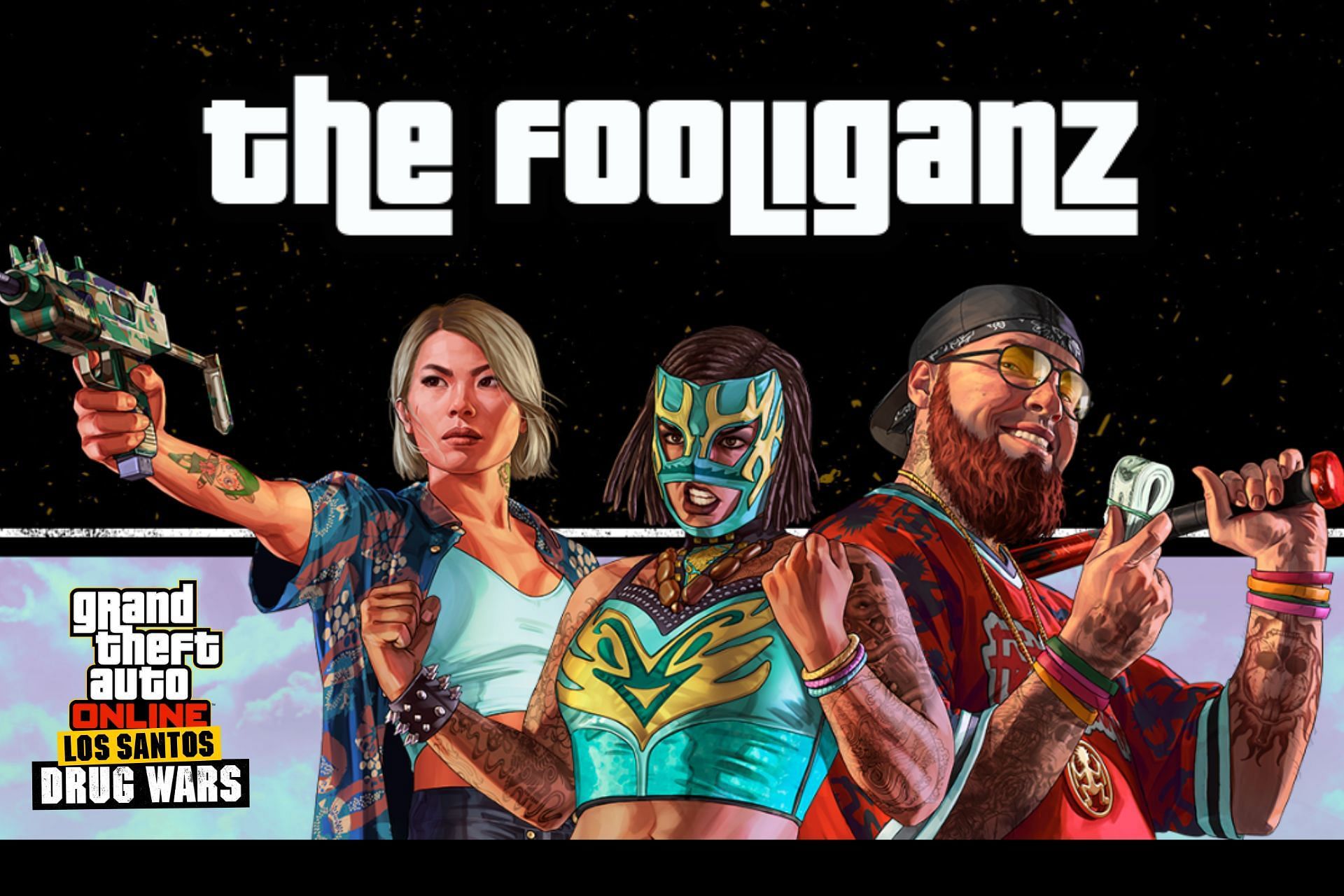 The Fooliganz are an emerging criminal gang in GTA Online (Image via Rockstar Games)