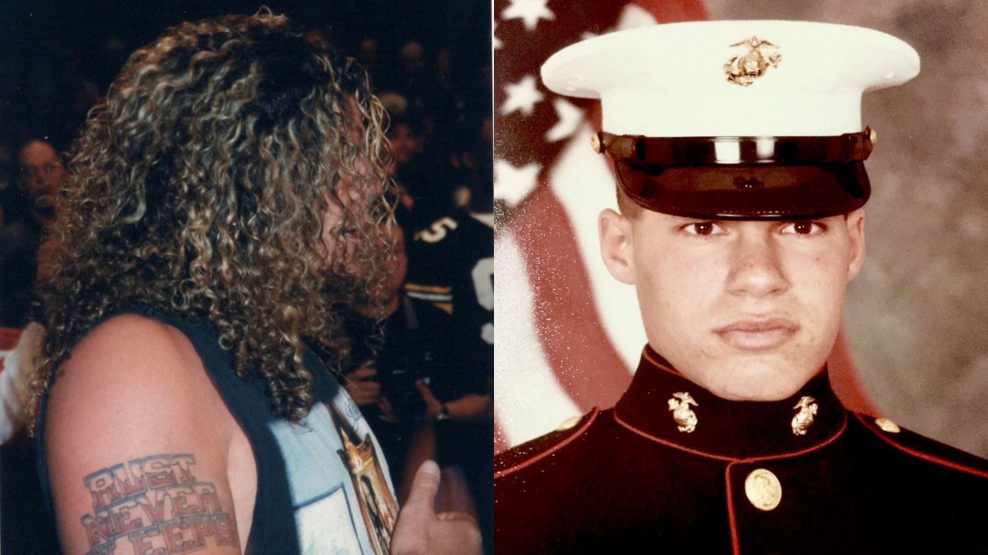 Former WWE Superstar Raven spent 6 years in the Marine Corps